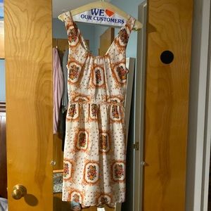 Madewell summer dress. EUC. Size 6. 100% silk with polyester lining.